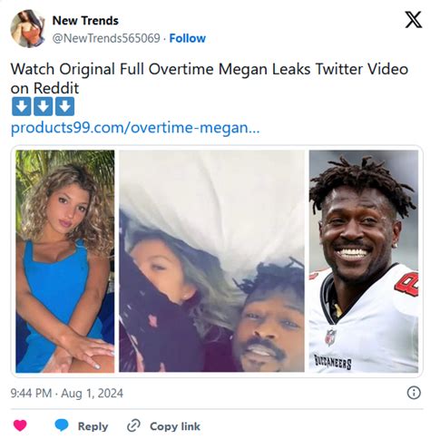 Watch Overtime Megan Leaked Dropped Video Trending on。